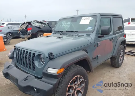 2024 Jeep Wrangler 2-Door Sport S 4X4 из США, поврежденный, VIN 1C4PJXAN1RW120611